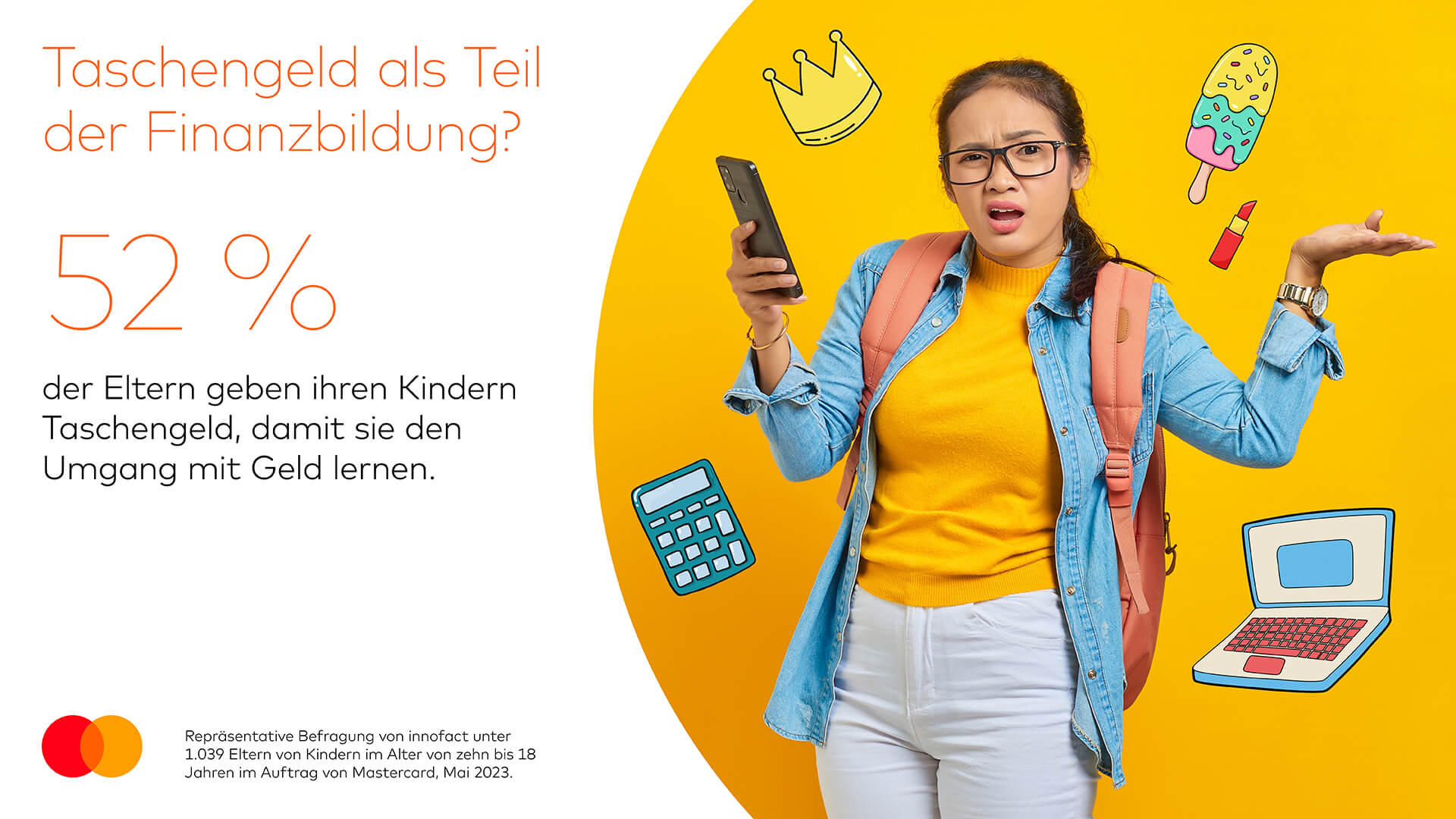 Infografik: Taschengeld als praktische Finanzbildung © Mastercard