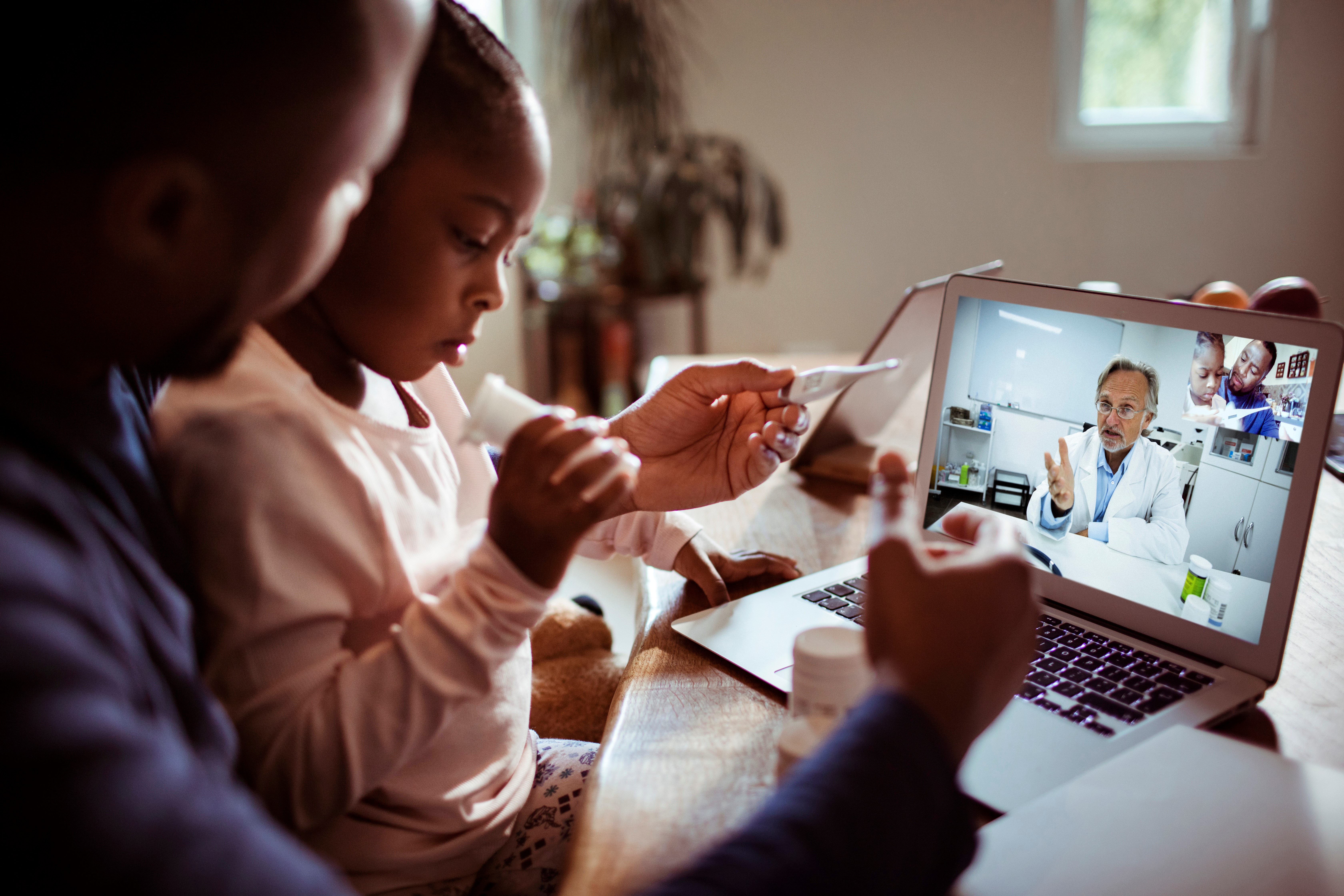 In the U.S., telehealth visits reportedly jumped from less than 50 million to more than 1 billion this year. Credit: Getty Images