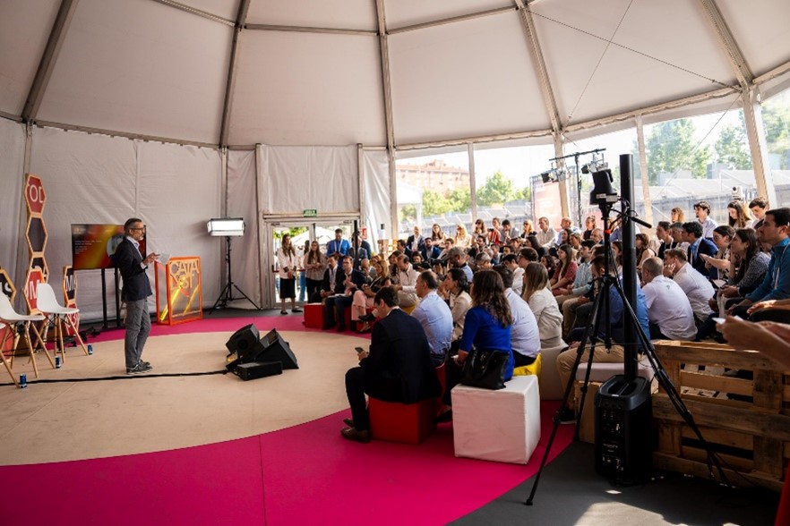 Juan Pablo Vivas, director general de Mastercard España, en South Summit 2025.