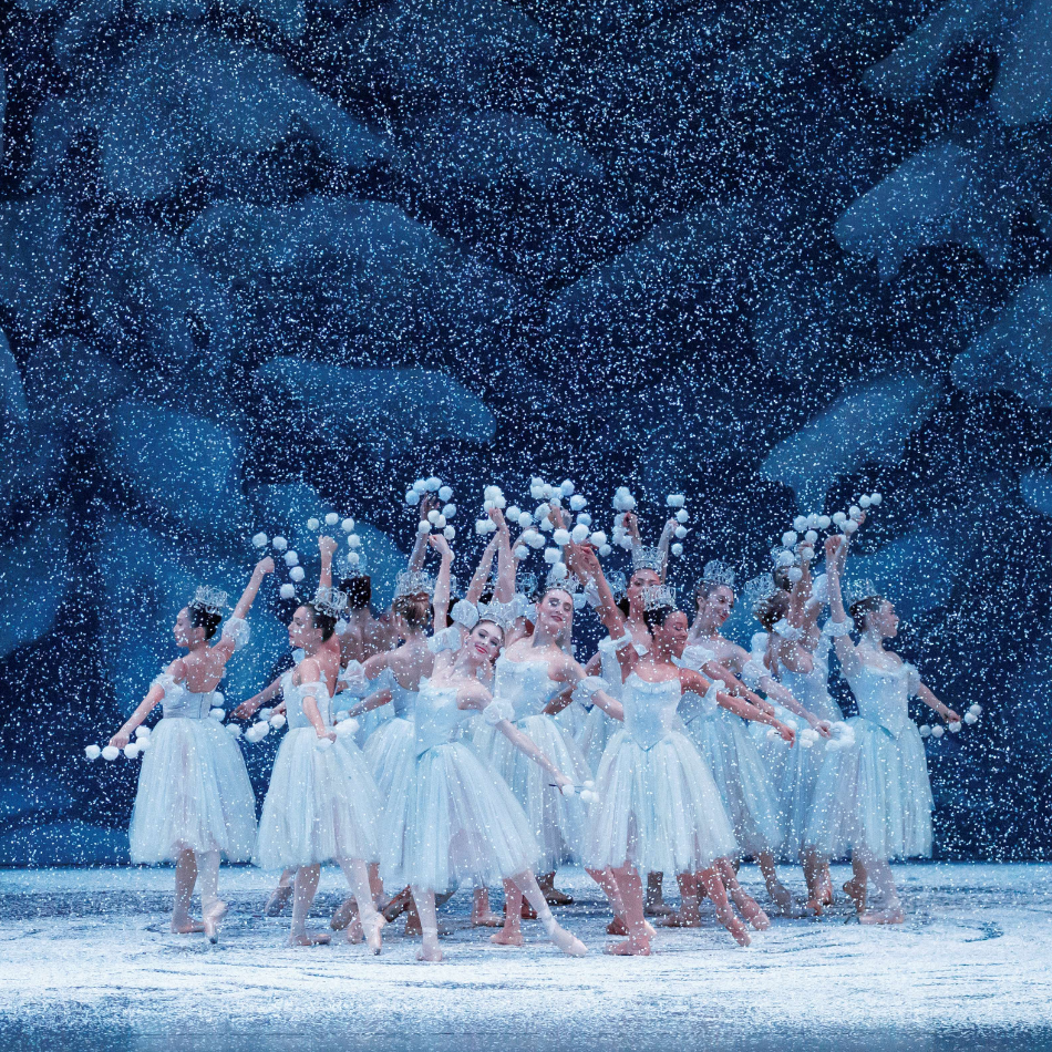 Ballerinas with the New York City Ballet in a scenes from "George Balanchine's The Nutcracker'