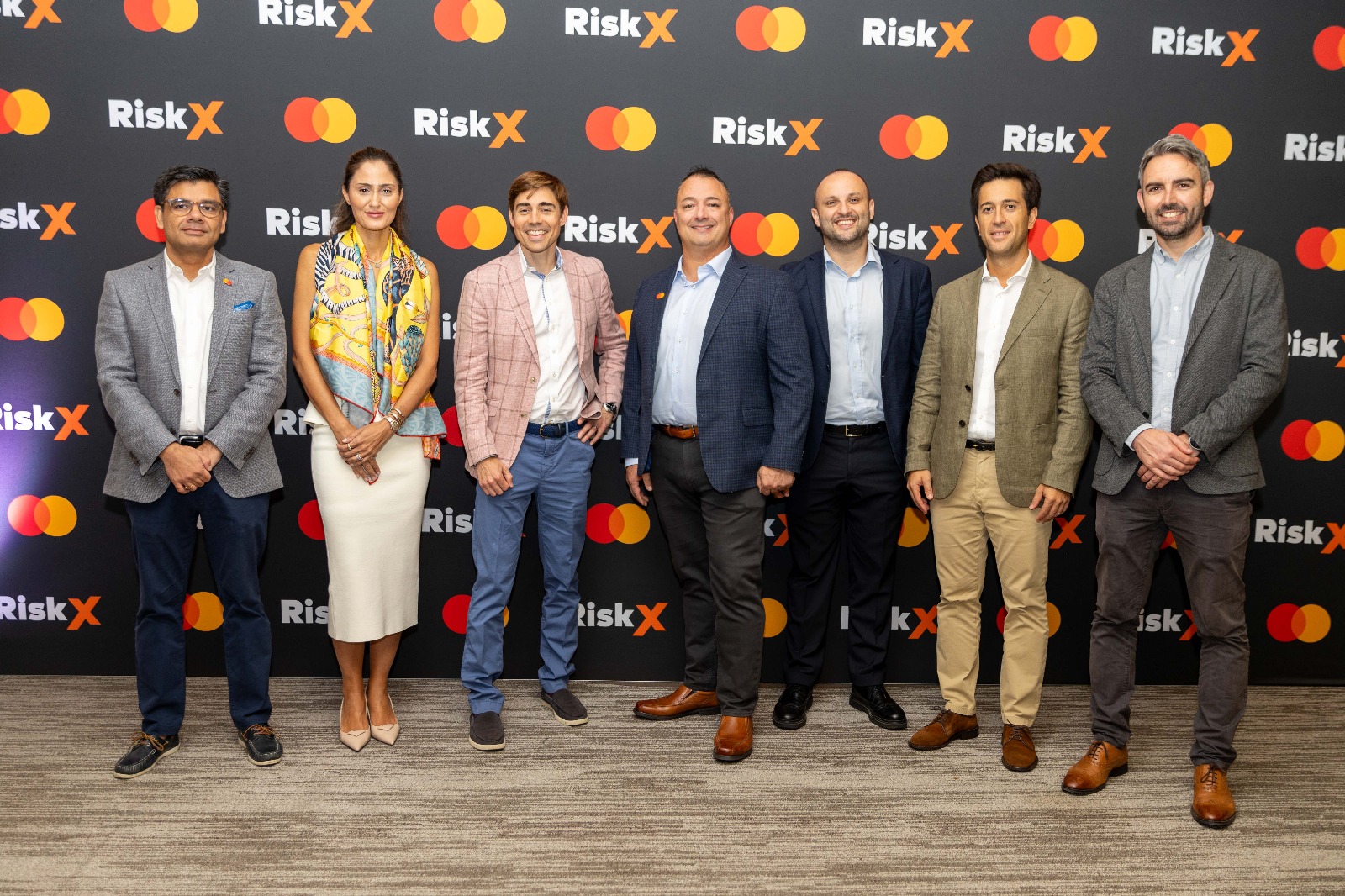 From left to right: Manu Kashyap, senior vice president, cyber and intelligence solutions, EEMEA, Mastercard; Selin Bahadirli executive vice president, services, EEMEA, Mastercard; Mark Straub CEO, Smile ID; Dennis Gamiello executive vice president and global head of identity, Mastercard; Çağrı Aydogan Regional vice president, Mastercard Advisors; Can Elbeyli, vice president, security solutions, EEMEA, Mastercard; and Dustin Strydom, VP, Commercial, Smile ID, during the launch.