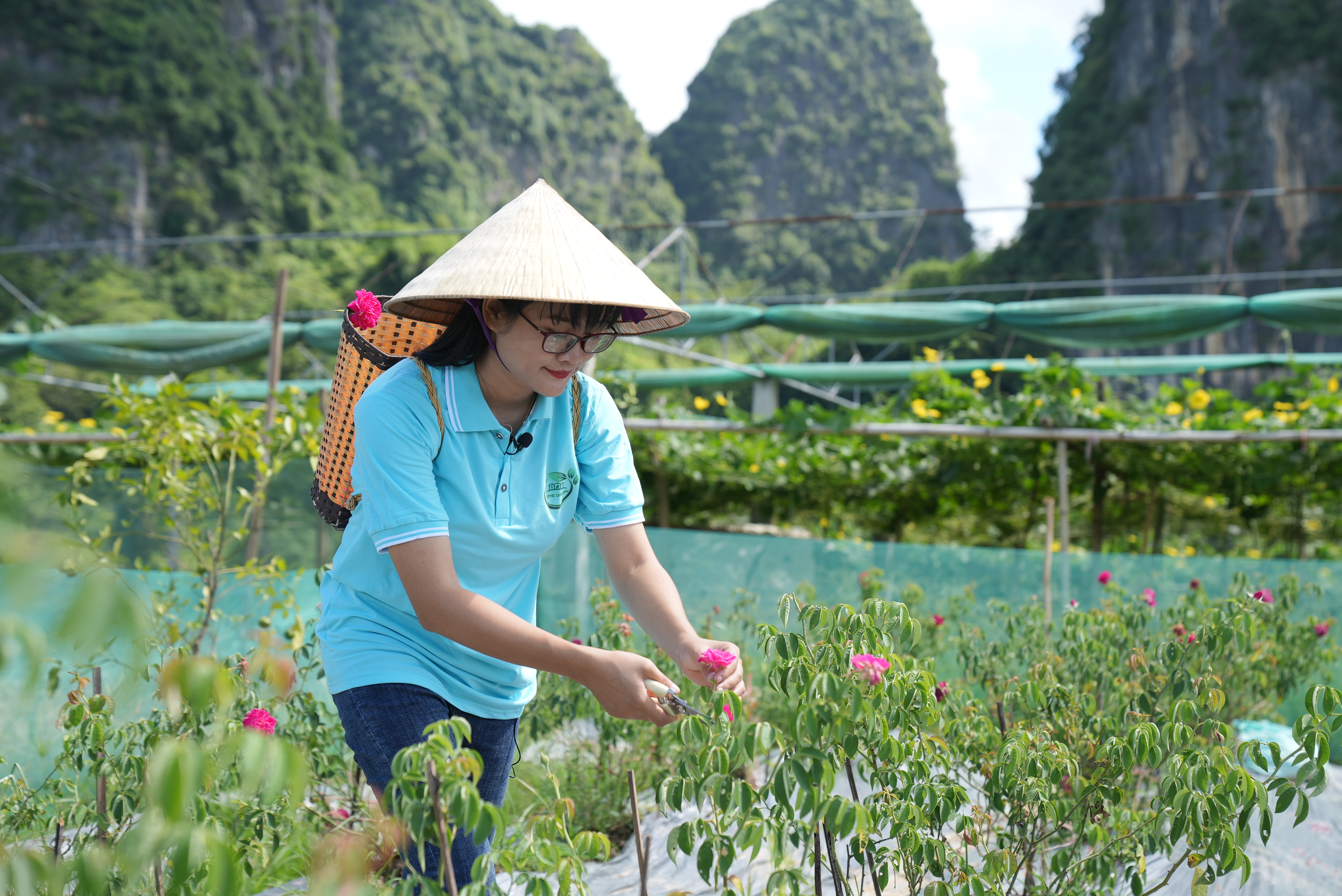 Pham Phuong Thao abrió su tienda de flores y plantas ornamentales en Thanh Hoa, Vietnam, en 2019 y desde entonces ha duplicado su personal. “El mensaje que quiero enviar a otras mujeres es que tengan más confianza y sean más valientes. Necesitas superar barreras para tener la libertad de realizar tus pasiones”. (Foto cortesía de CARE)